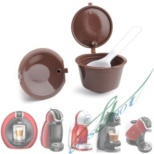 4 Cápsulas De Café Reutilizables Recargables Pod Cup Para Ne 2