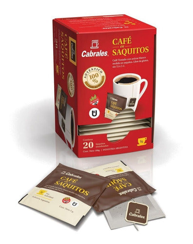 6 Cajas De Café Cabrales En Saquitos 0