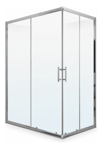 DGC Puertas Para Mampara Rectangular De Vidrio Transparente 120x 1