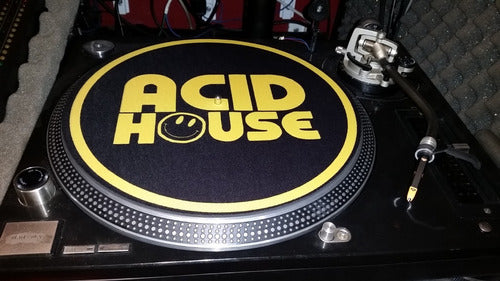 DJPROAUDIO Acidhouse Slipmat Paño Para Bandeja Latex Calidad Djproaudio 3