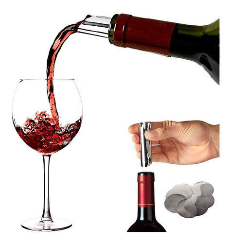 Cortagotas Para Vino Reutilizables 10 Uni (personalizables) 3