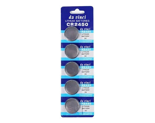 Generic CR-2450 Battery Blister Pack of 5 Units 0