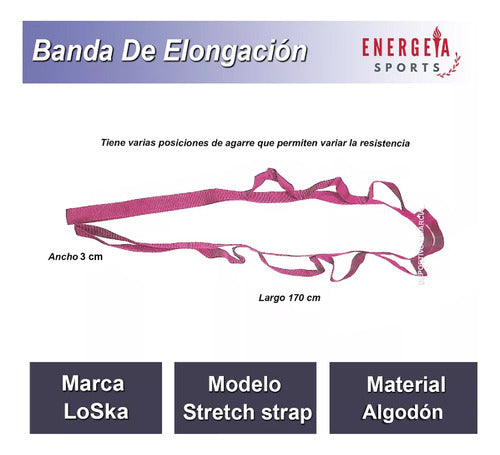 Loska Yoga Stretch Fitness Elongation Band 1