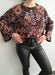 Oxford Long Sleeve Blouse with Wide Design 4