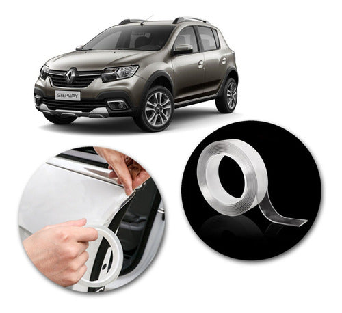 Reposapie Apoya Pie Para Renault Logan Sandero + Velcro 5