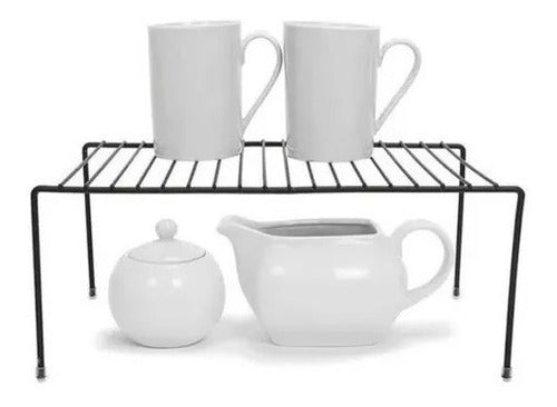 Metal Reinforced Kitchen Pantry Organizer Shelf 35x25 0