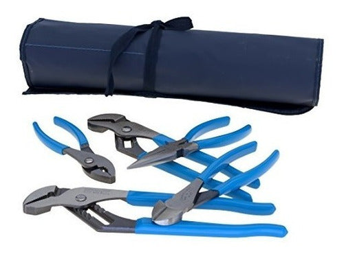 Juego De Alicates Channellock Toolroll-3 En Funda 5 Piezas 1