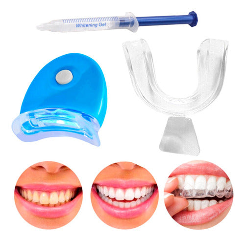 Blanqueador Dental Uv + Gel Instantáneo Y Placa Moldeable 0