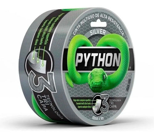 Python Cinta Multiuso Alta Resistencia Duct Tape 48mm X 9mts 1