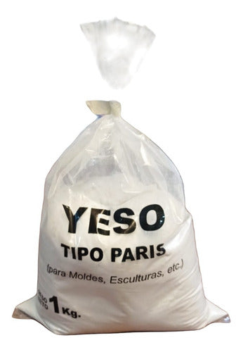 Plaster of Paris for Molds and Sculptures 1 Kg Bag 2