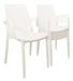 Set of 6 Melody Plastic Rattan-Like Reinforced Quality Chairs 0