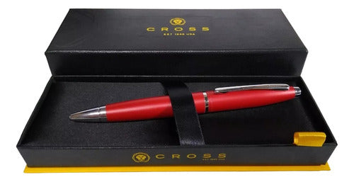 Cross Calais Matte Metallic Crimson Ballpoint Pen 0