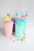 Reusable Plastic Cup 300cc X20u with Straw and Identifiable Cup Holder 3