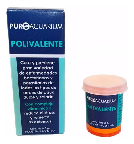 Puro Aquarium Polivalente 5gr Acuario Peces Enfermedades 0