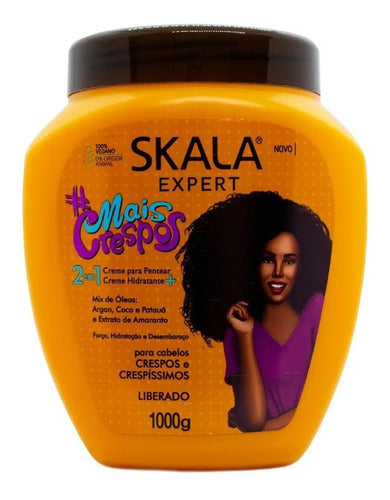 Skala Rulos Mais Crespos 2 En 1 1kg + Gel Day After 250ml 1