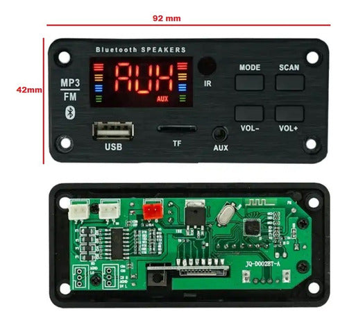 SGK Modulo Bluetooth 5.0 Usb Mp3 Sd Aux Amplificado 25+25w 2