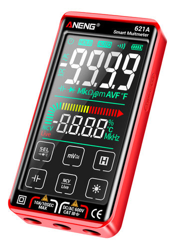 Multímetro Digital Inteligente Com Tela De Toque Aneng 621a 3