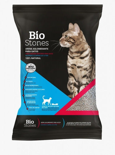 Bio Stone Cat Litter 8kg / 10 Liters with Gift 1