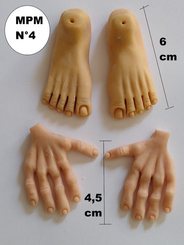 Moldes Manos Y Pies. N4.  Duendes 0