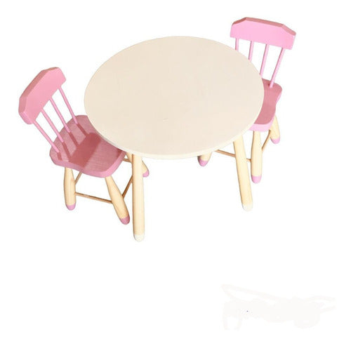 Diverso Windsor Style Children's Table and Chair Set 2