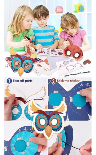 Generic Craft Kit for Kids - Animal Masks 3