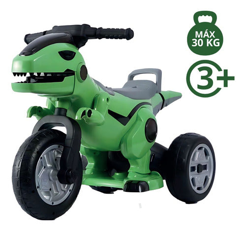 Triciclo Elétrico Super Dino 12v Planeta Dino Unitoys 4