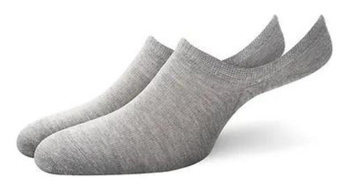Pack of 6 Invisible Socks for Men by Elemento - Smooth E011 1