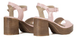 Fiori Women's High Heel Leather Evening Sandals Troya 42
