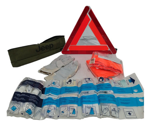 Kit De Seguridad Y Emergencia Con Baliza Triangular Jeep Org 0