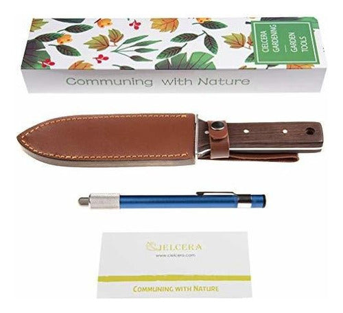 Cielcera Hori Hori Garden Knife Right Serrated Blade Ideal P 1