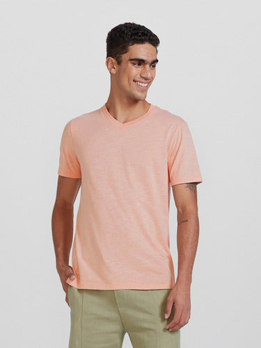 Hering Basic Men's T-shirt Model Flamé - N2k5 0