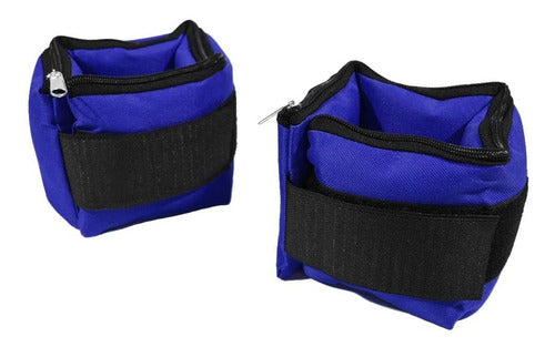 GymTonic 1 Kg Ankle Weights – Sold by Pair, Reinforced, Filled with Iron 0