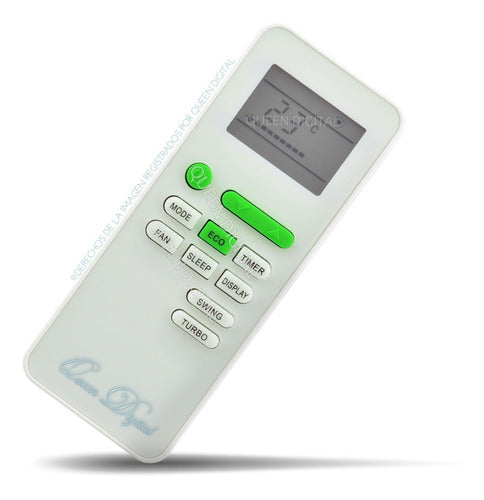 Queen Digital Remote Control for Air Conditioner Compatible with TCL RCA GYKQ-52 0