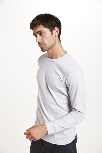 Tres Ases Thermal Cotton Long Sleeve T-Shirt for Men 12