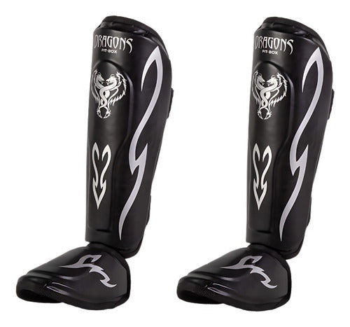 Dragon Fit-Box Pro Boxing and Martial Arts Shin Guards 0