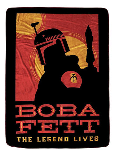 Star Wars The Book Of Boba Fett Manta - Medidas 62 X 90 PuLG 1