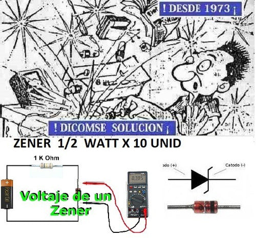 Zener Diode 5V6 500mW 5% 1N5232B x 10 Units 0