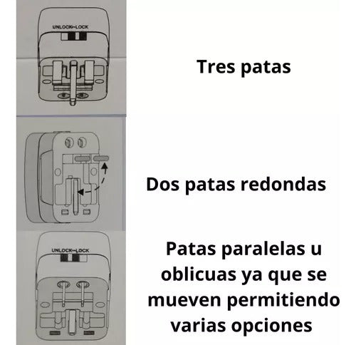 Universal International Travel Adapter for 150 Countries 3