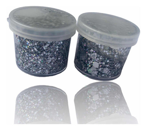 Glitter Con Gel Para Rostro, Pelo Y/o Cuerpo - X2 U 6