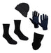 Alpina Combo Black!! Thermal Socks + Gloves + Thermal Neck + Beanie 0