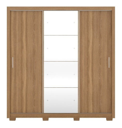 Que Sal! 3-Door Sliding Wardrobe with Mirror 6