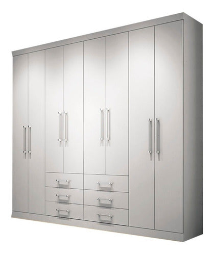 Kapan Muebles Master 8.6 Wardrobe with 8 Doors and 6 Drawers 0