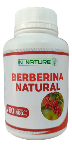 In Nature Berberina Natural 500mg (60 Natural Capsules) 0