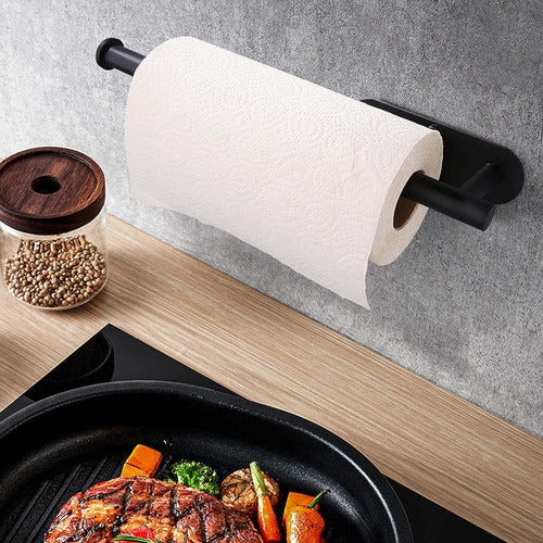 Dr Catch Black Paper Towel Holds - Rolls of Paper Towels 1