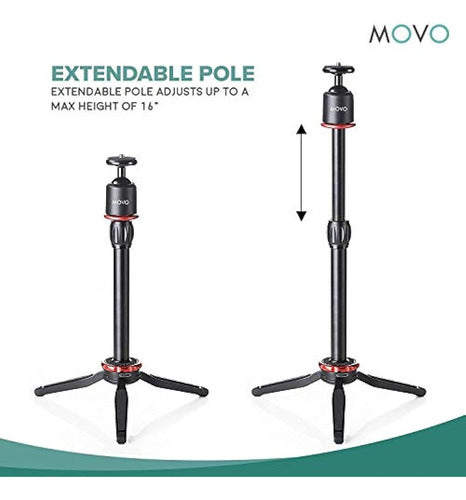 Movo Smartphone Video Rig Kit V7 Con Trípode, Grip Rig, Micr 2