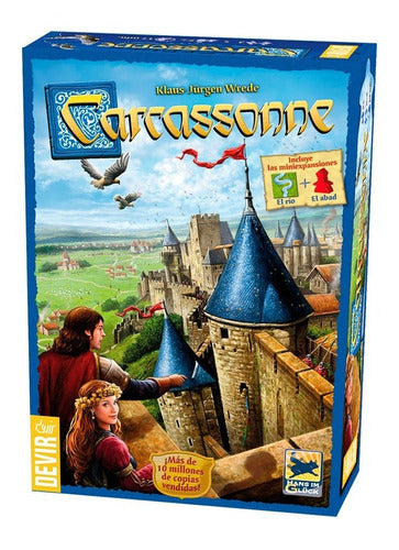 Carcassonne Juego De Mesa Familiar Clásico De Estrategia 0