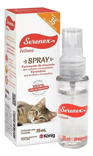 Serenex Feromonas 25ml Spray Para Gatos 0