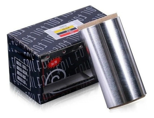 Papel Aluminio Foil Uñas Removedor Acrílico Gel Semi 50mts 3