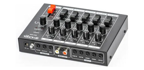 N-Audio Mixer Mini Consola De 10 Canales - 5 Stereo - Mix1000 3