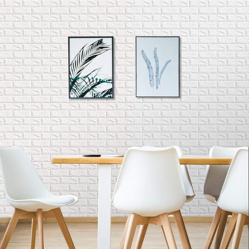 Ladrillo 10x Self-Adhesive 3D Brick Wall Panels 70x77cmx3mm 5